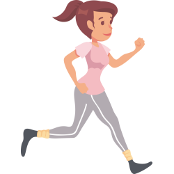 Autocollant Sport Course