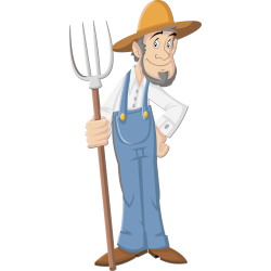 Autocollant Métier Fermier