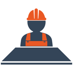 Autocollant Métier Ingénieur Chantier 2