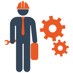 Autocollant Métier Ingénieur Chantier 4