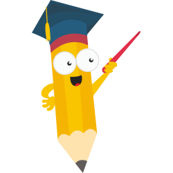 Autocollant Logo Crayon Mascotte 6