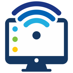Autocollant Métier Informatique Wifi 2