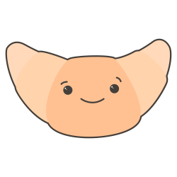 Autocollant Boulangerie Croissant 1 1