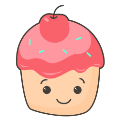 Autocollant Pâtisserie Cupcake 1