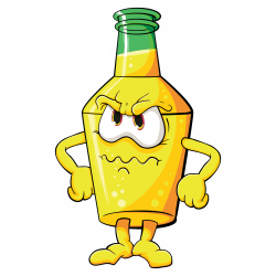 Autocollant Boisson Mascotte 3