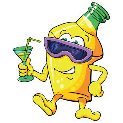 Autocollant Boisson Mascotte 4