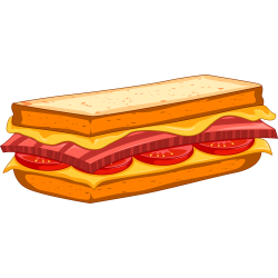Autocollant Fast Food Sandwich 4