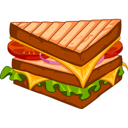 Autocollant Fast Food Hamburger 3