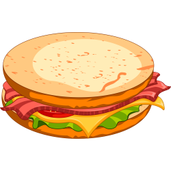 Autocollant Fast Food Hamburger 4