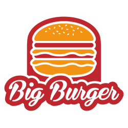 Autocollant Fast Food Big Burger