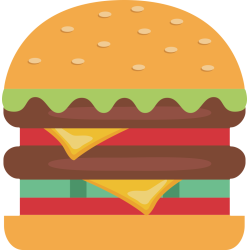 Autocollant Fast Food Hamburger 5