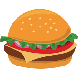 Autocollant Fast Food Hamburger 6