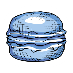 Autocollant Pâtisserie Macaron 2