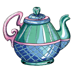 Autocollant Boisson Théière