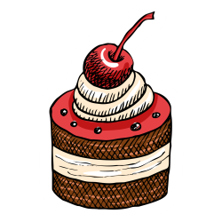 Autocollant Pâtisserie Cupcake 3