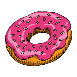 Autocollant Pâtisserie Donuts 3