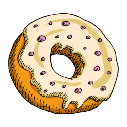 Autocollant Pâtisserie Donuts 6