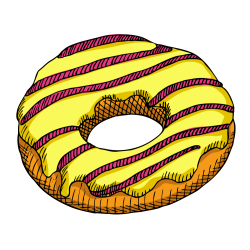 Autocollant Pâtisserie Donuts 7