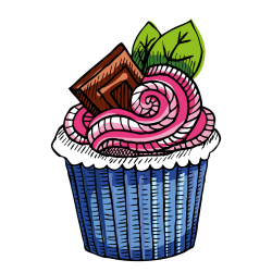 Autocollant Pâtisserie Cupcake 8