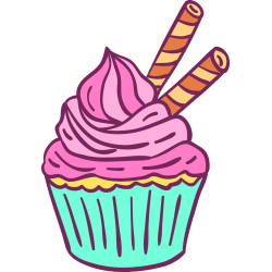 Autocollant Pâtisserie Cupcake 10