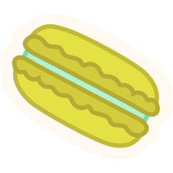 Autocollant Pâtisserie Macaron 8