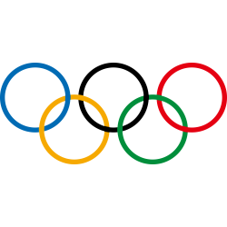Autocollant Logo Jeux Olympiques
