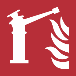 F015 - ISO 7010 - Panneau Moniteur d’incendie