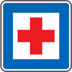 Autocollant Indication Poste De Secours