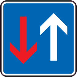 Autocollant Indication Priorité Circulation