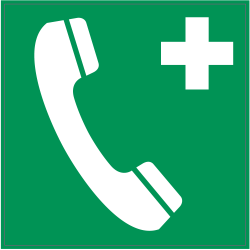 Autocollant Indication Téléphone 2