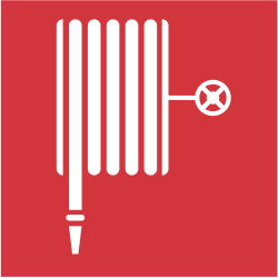 Autocollant Indication Incendie Lance