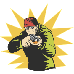 Autocollant Chasseur 