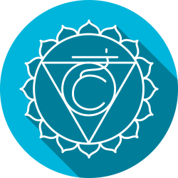 Autocollant Zen Chakra Vishuddha