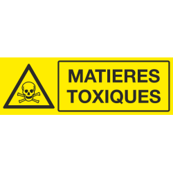 Panneau Matieres toxiques