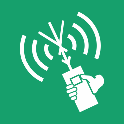 E051 - ISO 7010 - Panneau Radio VHF portable