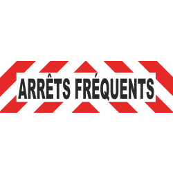 Sticker Avertissement Arrêts Fréquents