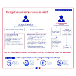 Autocollant Consignes COVID-19