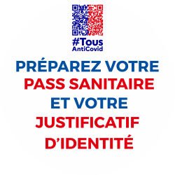 Sticker Préparez votre Pass Sanitaire