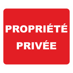 Sticker Propriété privée 2