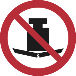 P012- ISO 7010 - Panneau Charge lourde interdite