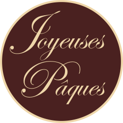 Sticker Joyeuses Paques Luxe