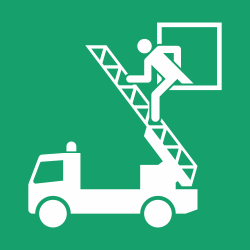 E017 - ISO 7010 - Panneau Fenêtre de secours