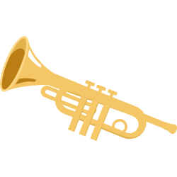 Sticker Musique Trompette