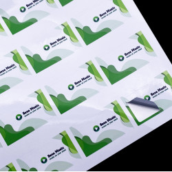 Stickers personnalisés en planche