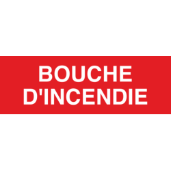 Panneau Bouche d'incendie
