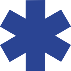 Sticker Croix Ambulance