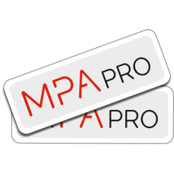 Autocollant rectangle arrondi