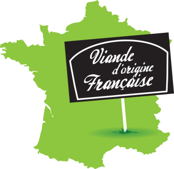Autocollant Logo Viande D'origine Française
