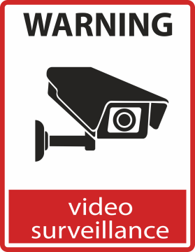 Autocollant Logo Video Surveillance
