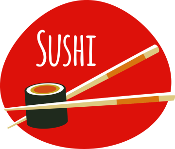 Autocollant Sushi 1
